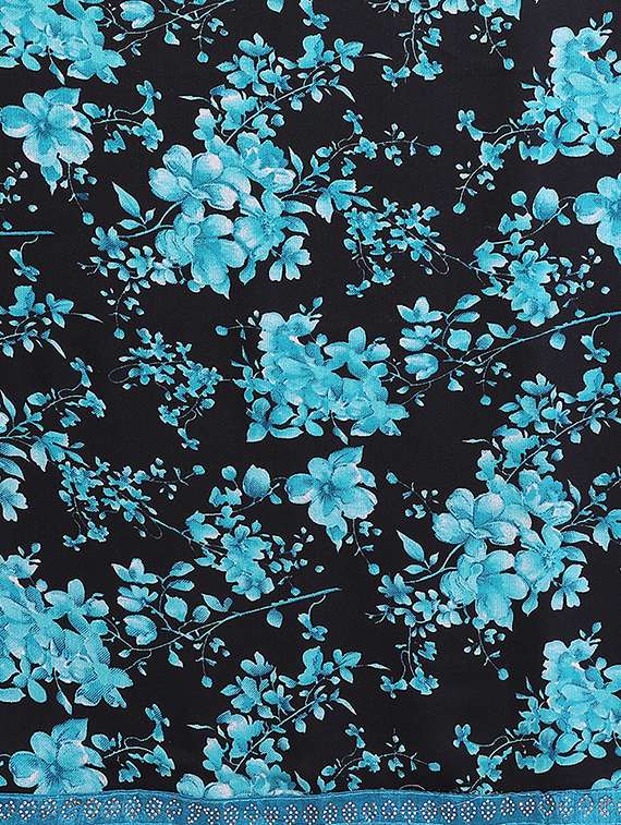 women printed casual wear saree with blouse - 22385000 -  Standard Image - 5