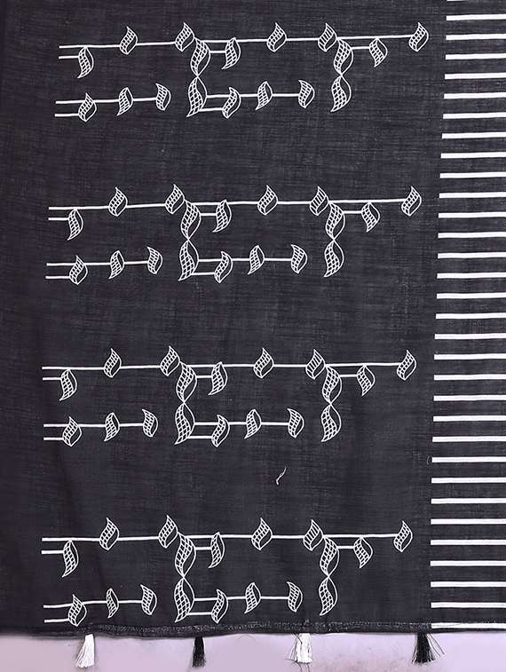 women printed casual wear saree with blouse - 22385060 -  Standard Image - 5