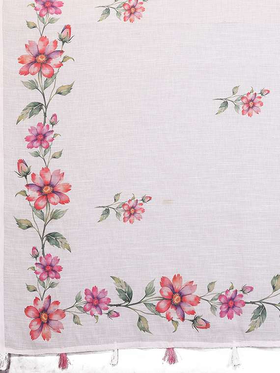 women printed casual wear saree with blouse - 22385072 -  Standard Image - 5