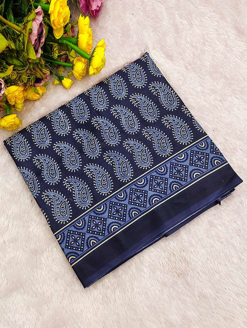 women printed casual wear saree with blouse - 22385399 -  Standard Image - 3