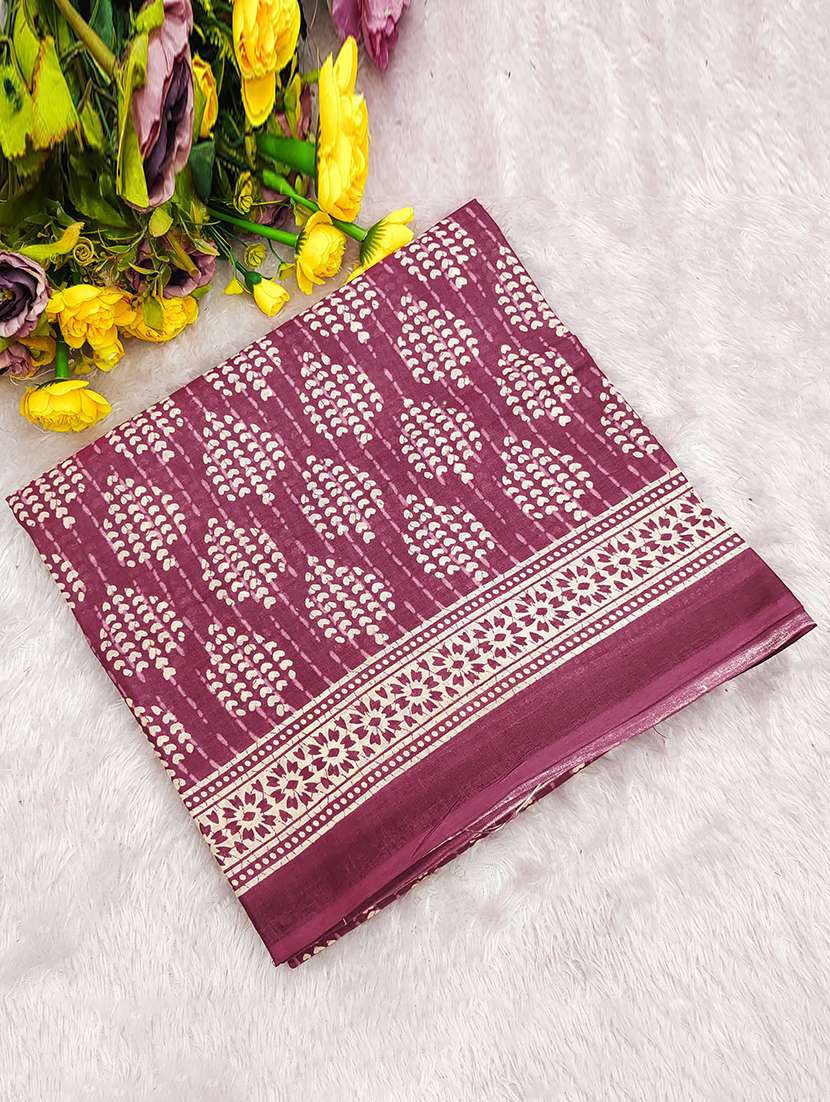 women printed casual wear saree with blouse - 22385424 -  Standard Image - 3