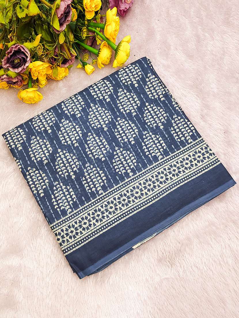 women printed casual wear saree with blouse - 22385433 -  Standard Image - 3