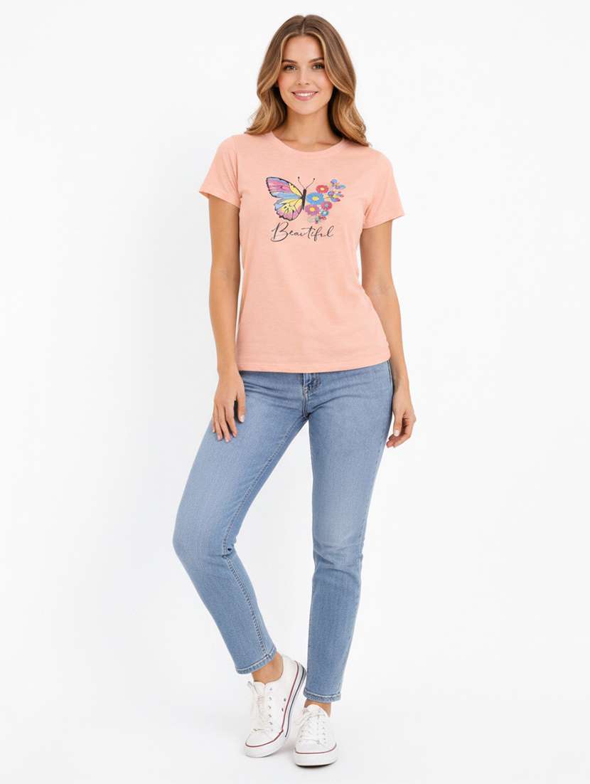 women printed short sleeve t-shirt - 22385578 -  Standard Image - 3