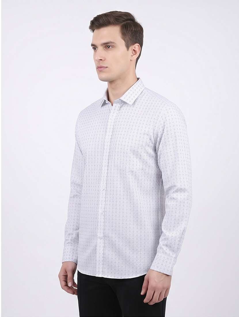 Men Printed Long Sleeve Regular Fit Casual Shirt - 22385631 -  Standard Image - 3