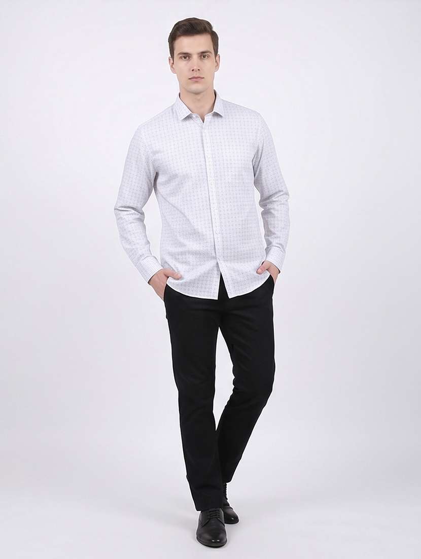 Men Printed Long Sleeve Regular Fit Casual Shirt - 22385631 -  Standard Image - 5