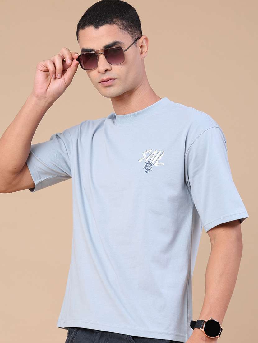 men printed short sleeve regular fit t-shirt