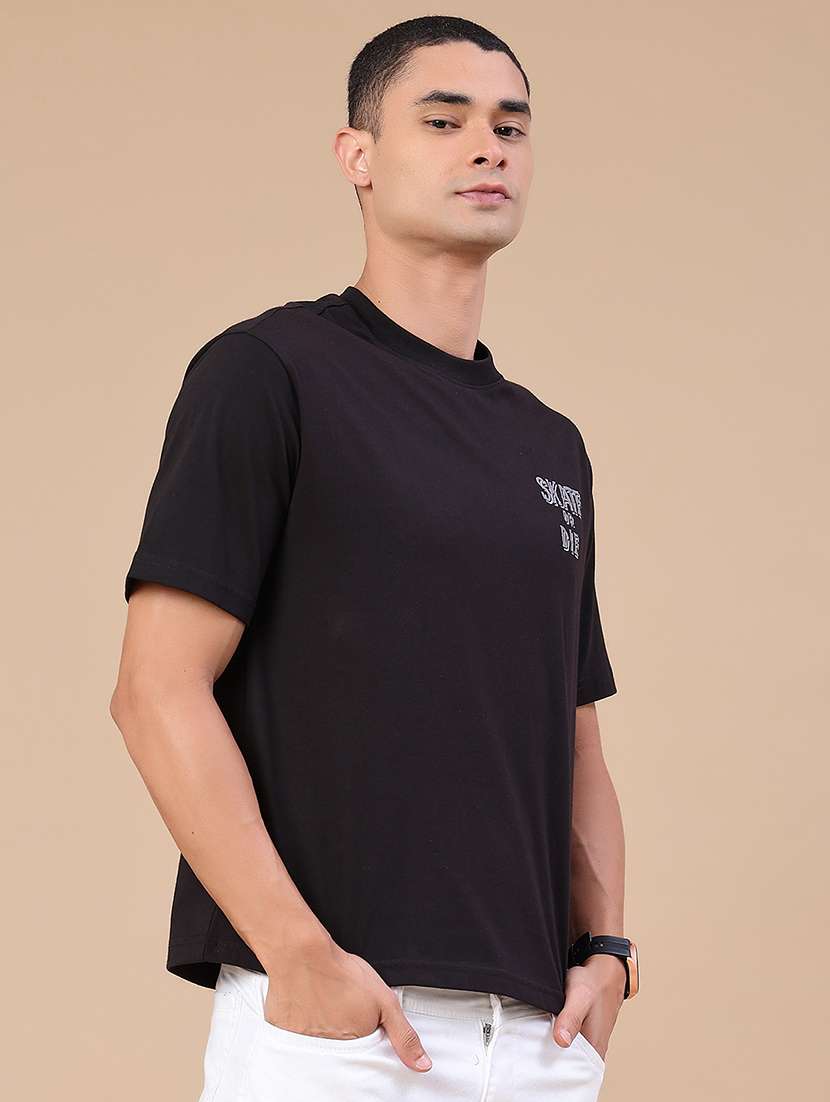 men printed short sleeve regular fit t-shirt - 22386403 -  Standard Image - 3