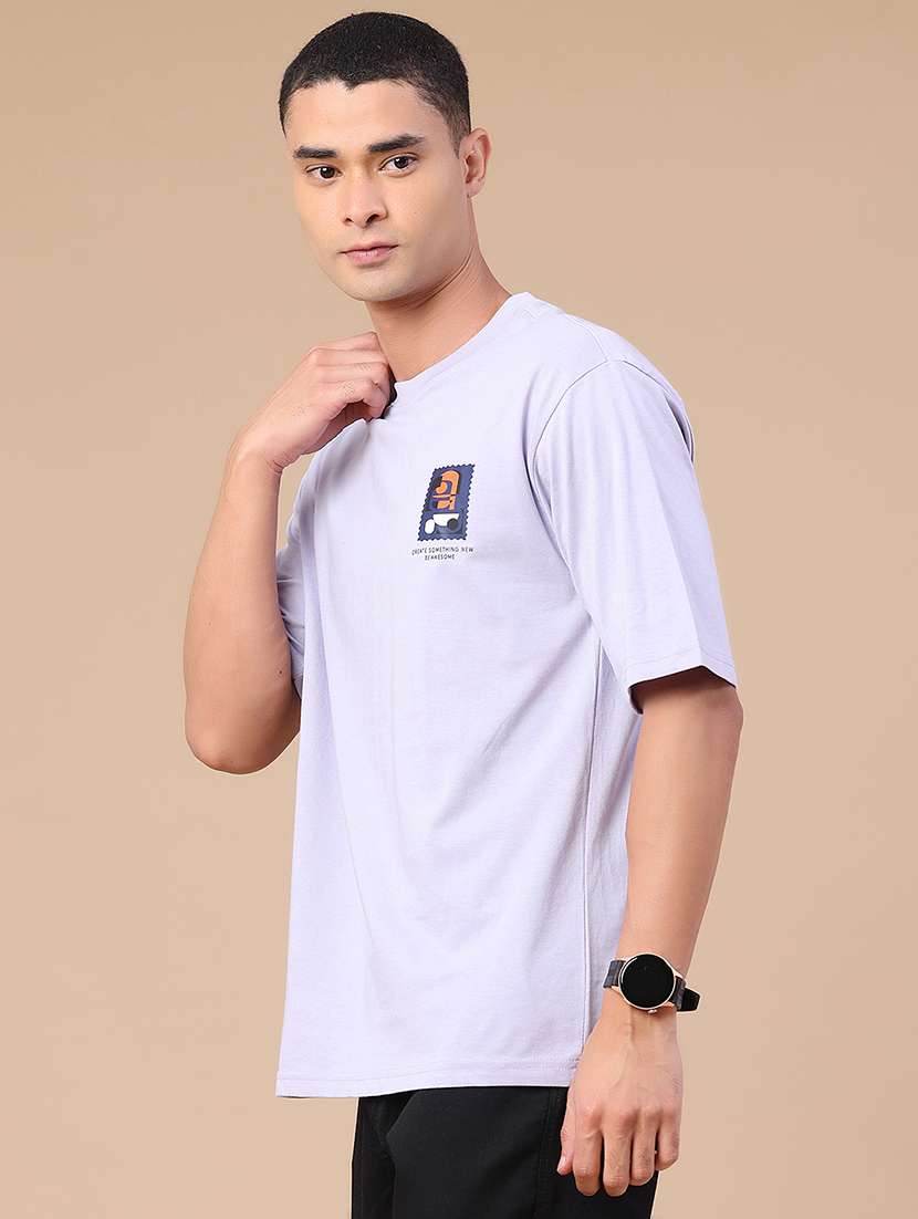 men printed short sleeve regular fit t-shirt - 22386405 -  Standard Image - 3