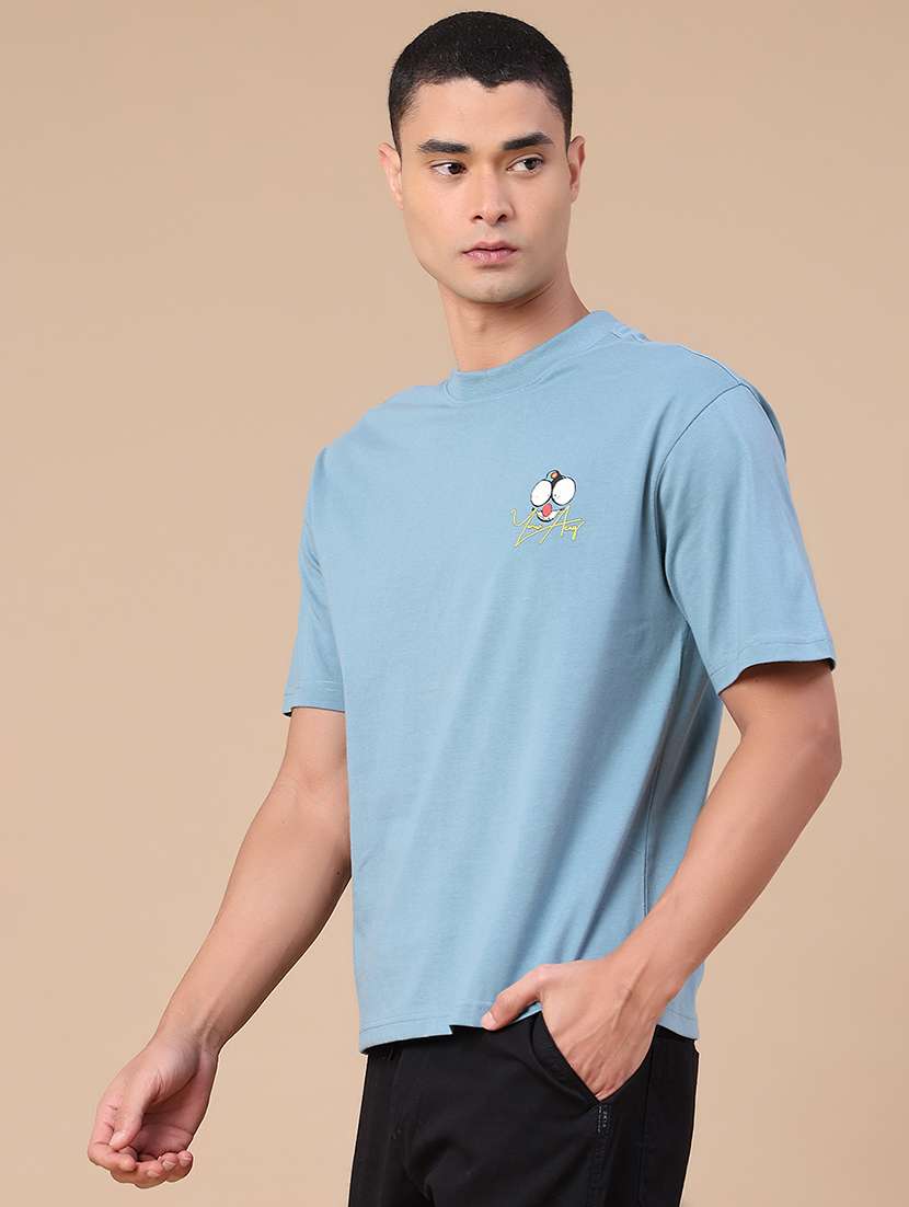 men printed short sleeve regular fit t-shirt - 22386406 -  Standard Image - 3