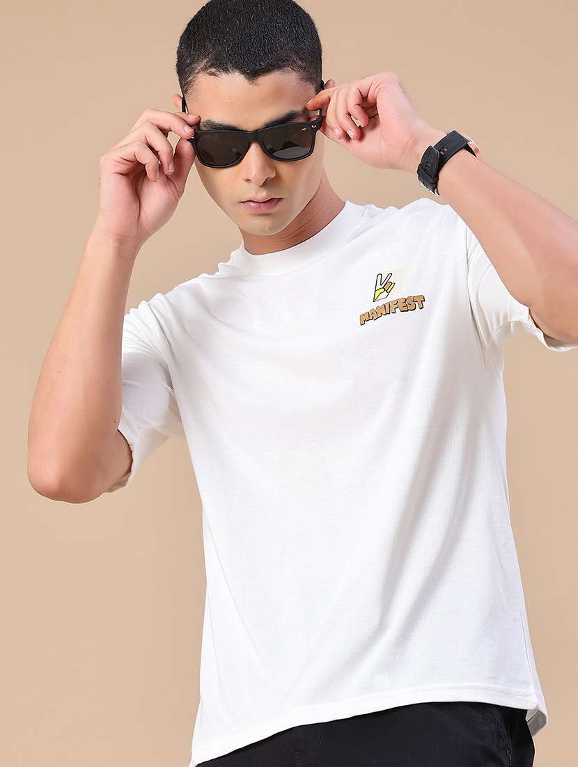 men printed short sleeve regular fit t-shirt