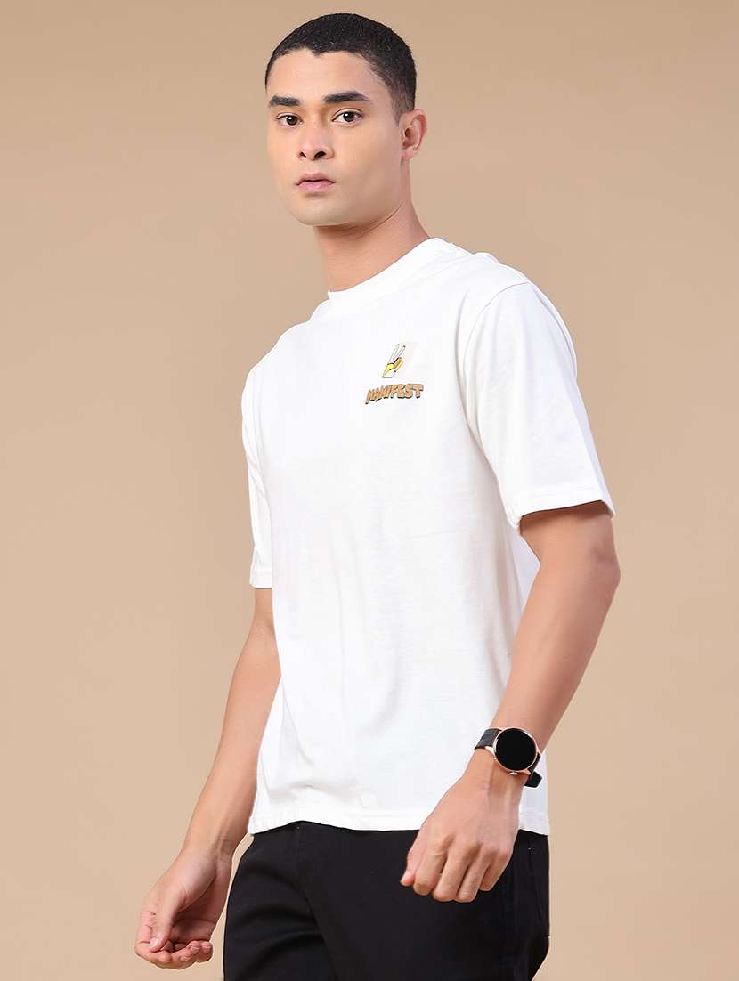 men printed short sleeve regular fit t-shirt - 22386407 -  Standard Image - 3