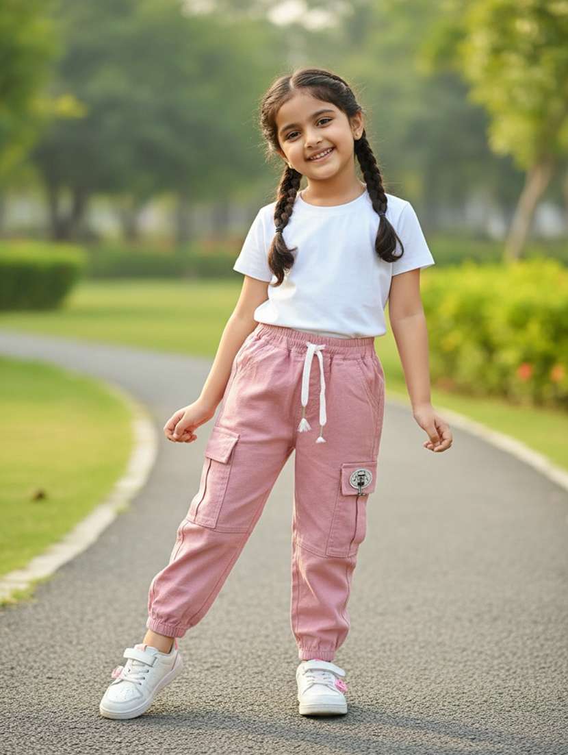 pink cotton cargo