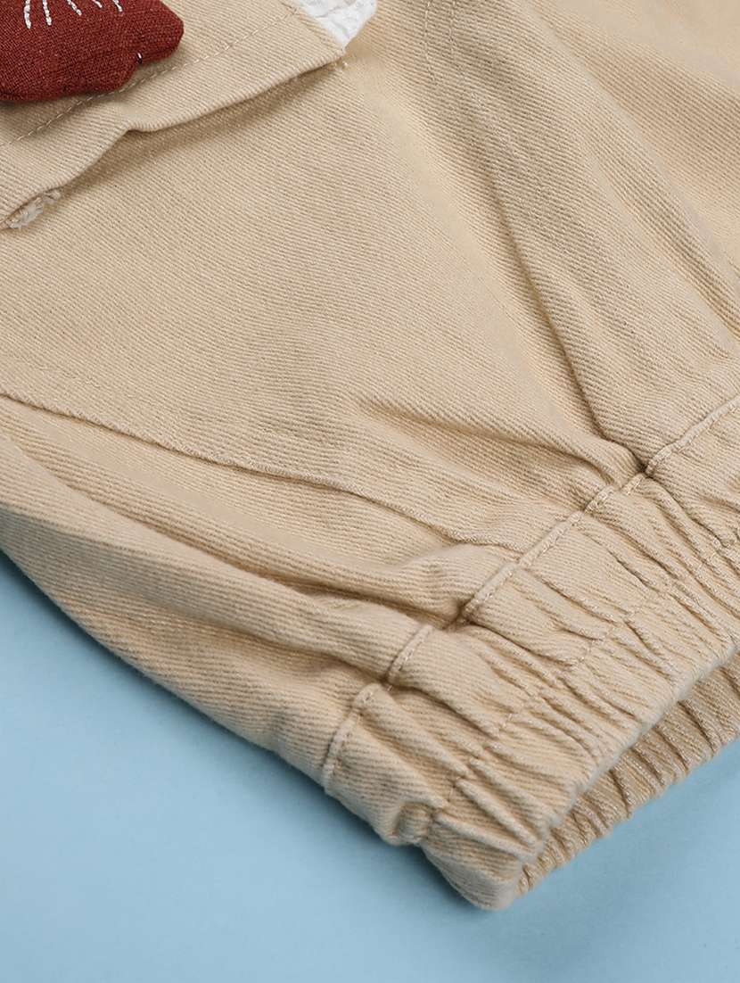 beige poly cotton plain cargo - 22386601 -  Standard Image - 3