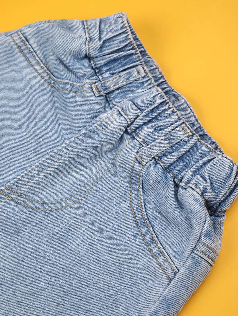 blue poly cotton plain jean - 22386665 -  Standard Image - 3