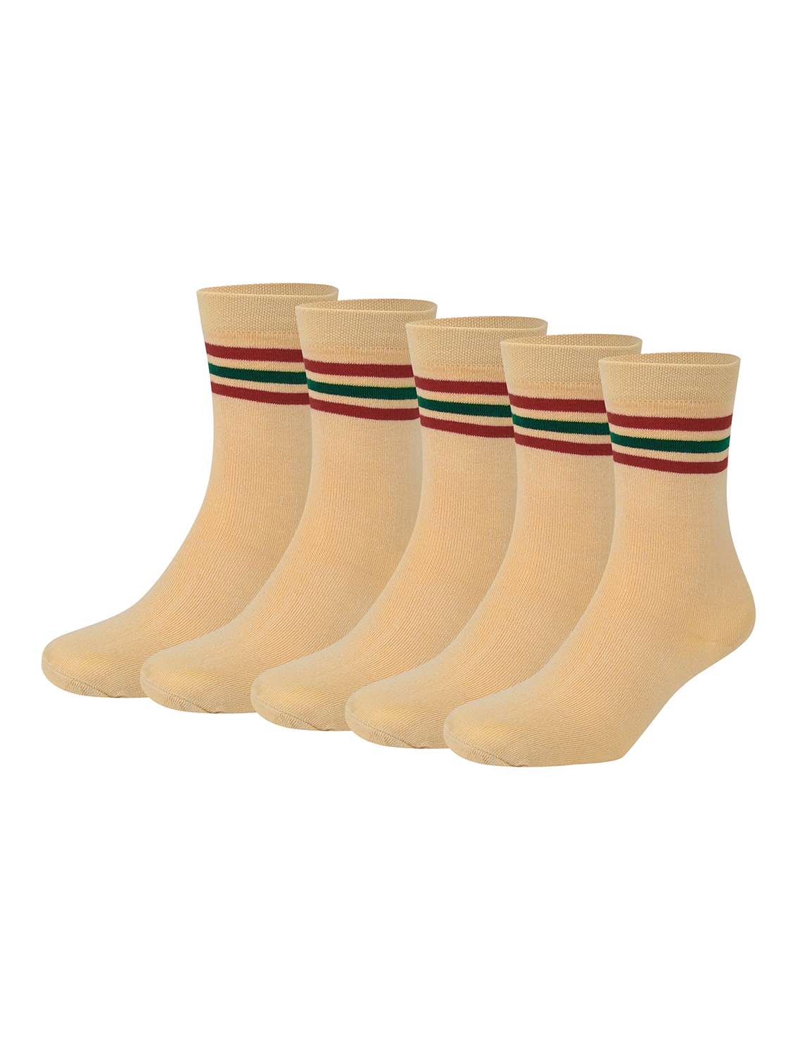 kids above ankle length sock pack of 5
