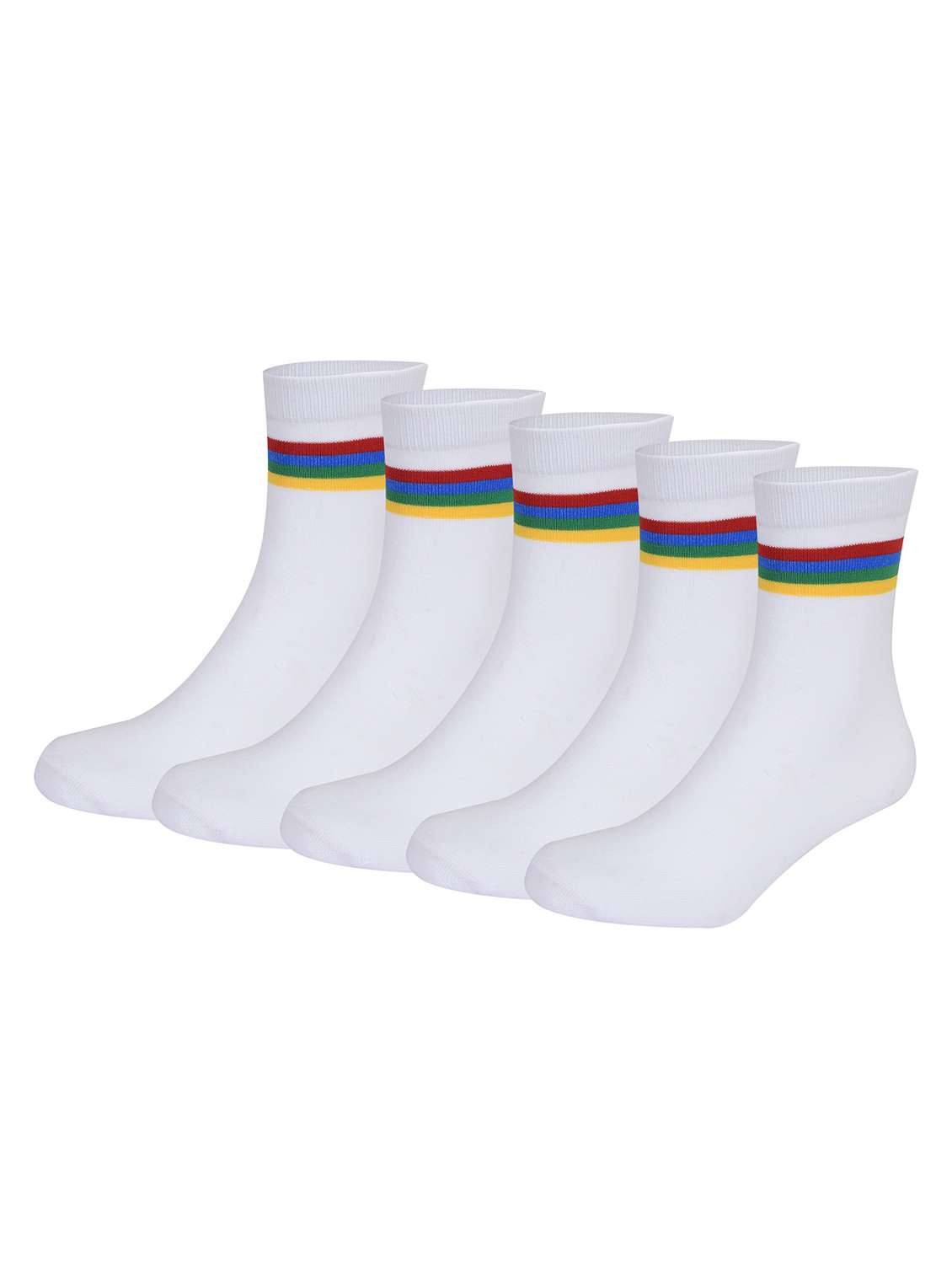 kids above ankle length sock pack of 5