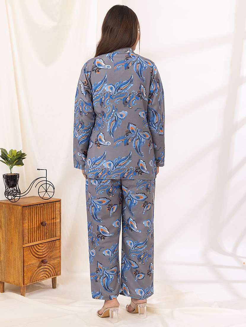 women printed top and trouser co-ord set - 22386921 -  Standard Image - 3