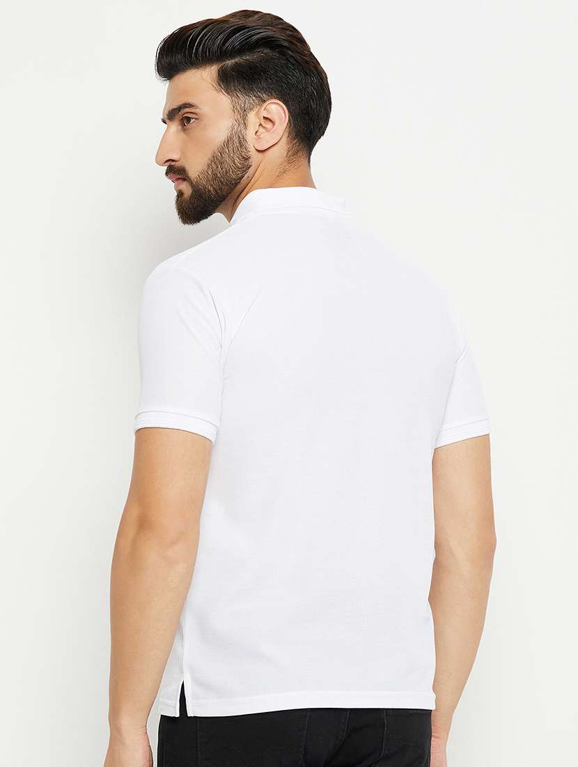 men solid short sleeve regular fit polo t-shirt - 22390072 -  Standard Image - 3