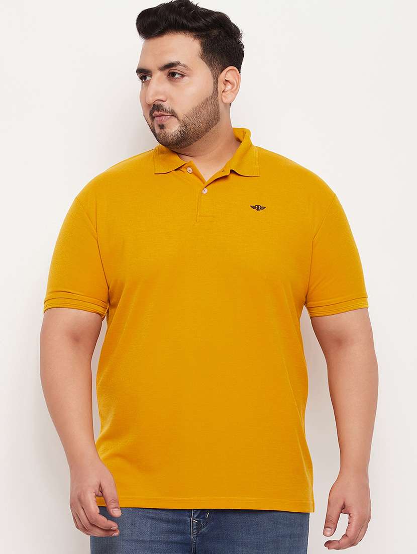 men solid short sleeve regular fit polo t-shirt