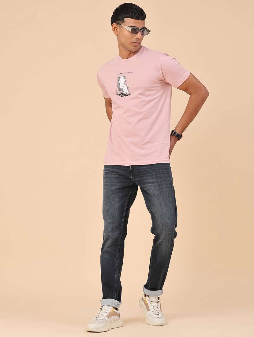 Men Washed Mid Rise Slim Fit Jeans - 22391032 -  Standard Image - 5