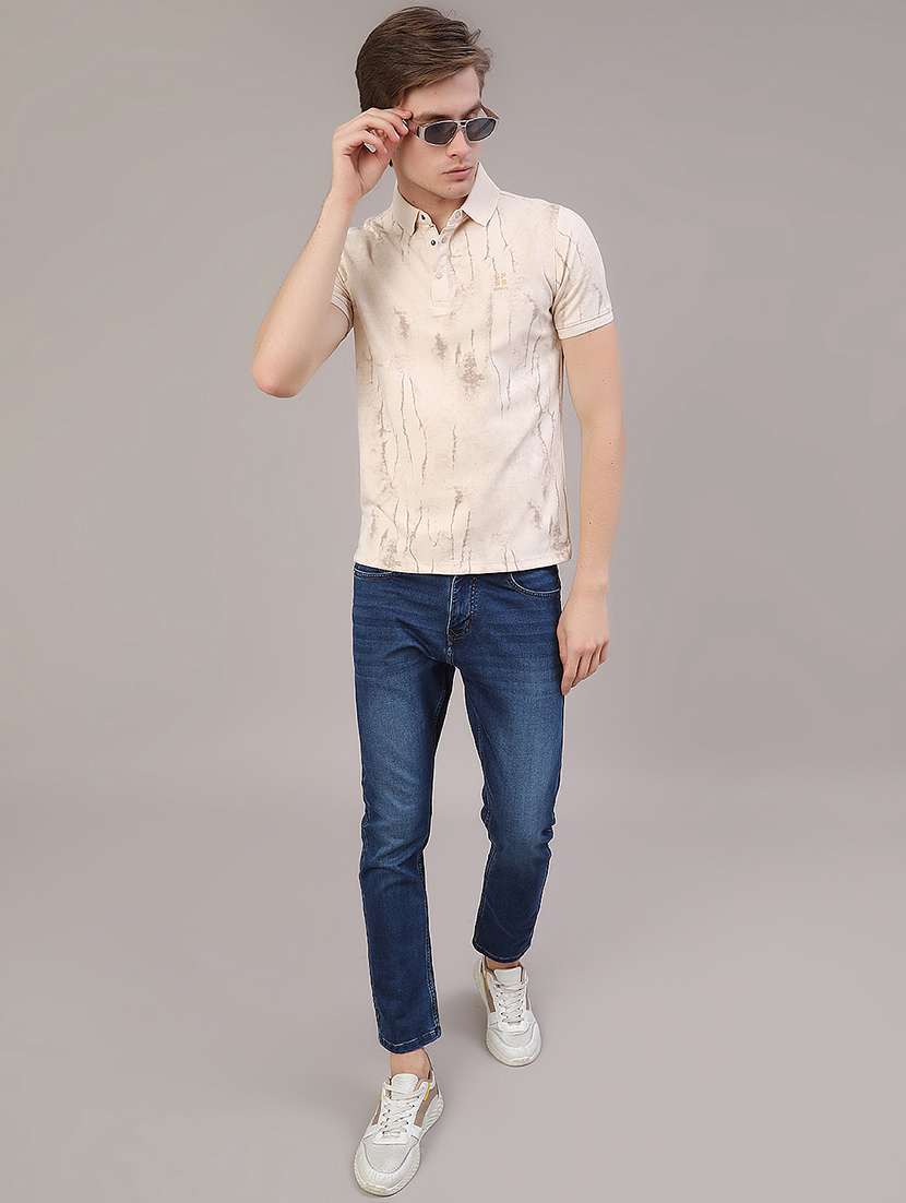 men washed mid rise slim fit jeans - 22391036 -  Standard Image - 5