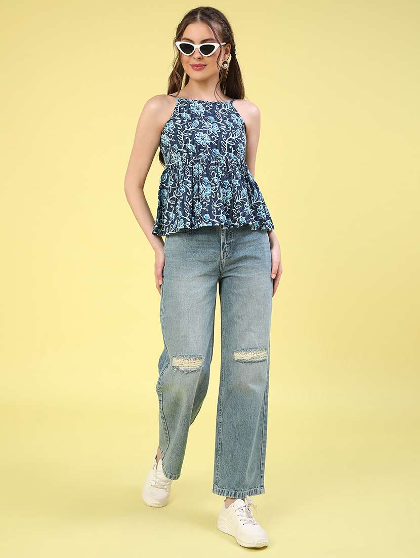 blue cotton jeans - 22391095 -  Standard Image - 5
