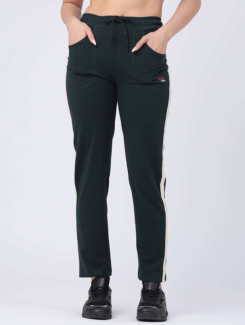women tapered mid rise trackpant