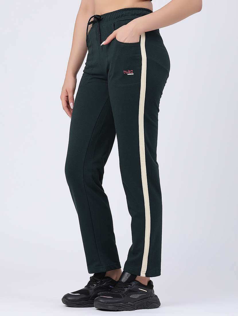 women tapered mid rise trackpant - 22391097 -  Standard Image - 3