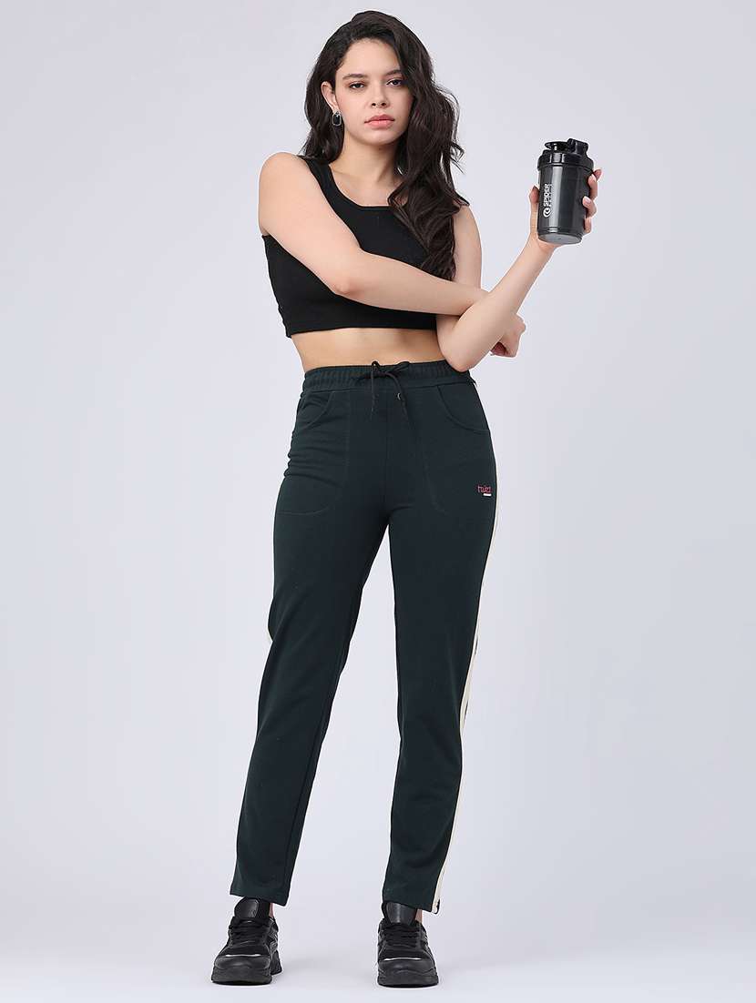 women tapered mid rise trackpant - 22391097 -  Standard Image - 5