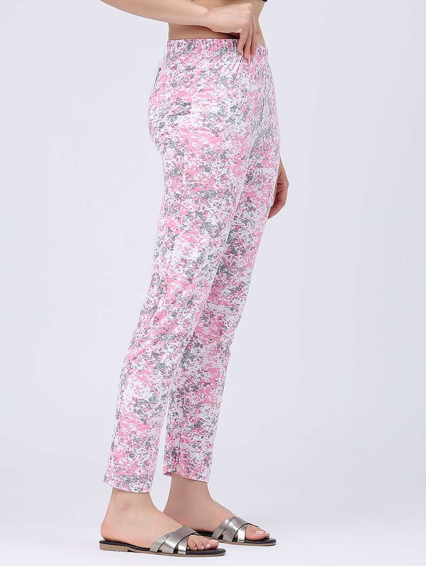 women printed mid rise pajama - 22391197 -  Standard Image - 3