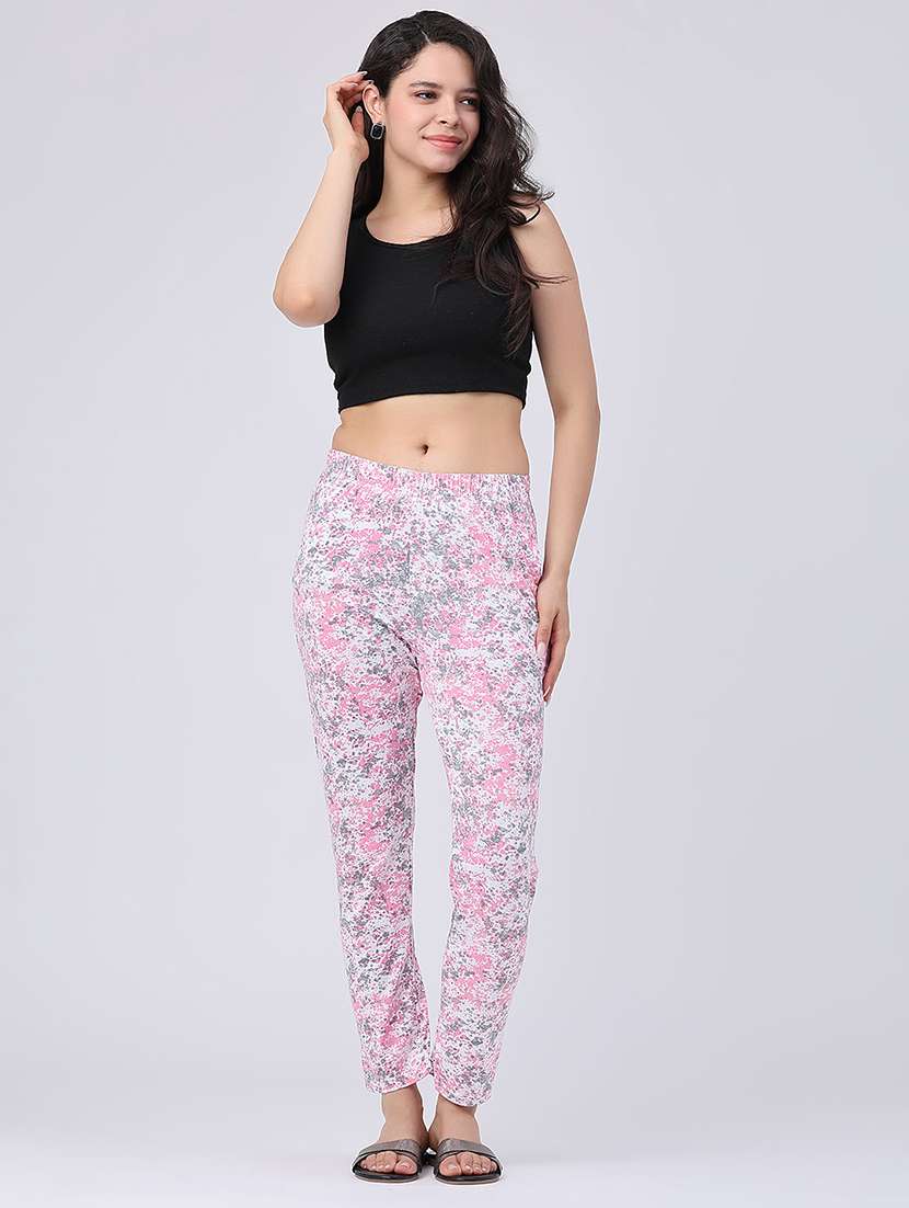 women printed mid rise pajama - 22391197 -  Standard Image - 5