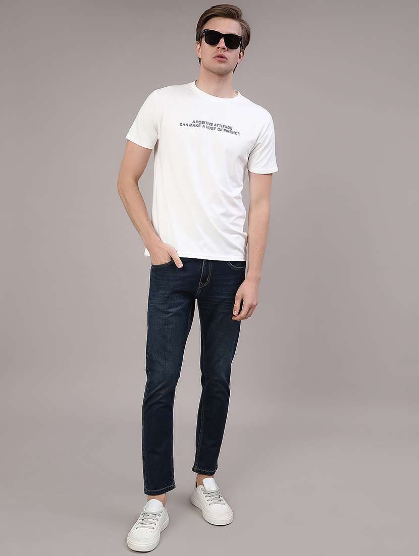 men washed mid rise slim fit jeans - 22391263 -  Standard Image - 5