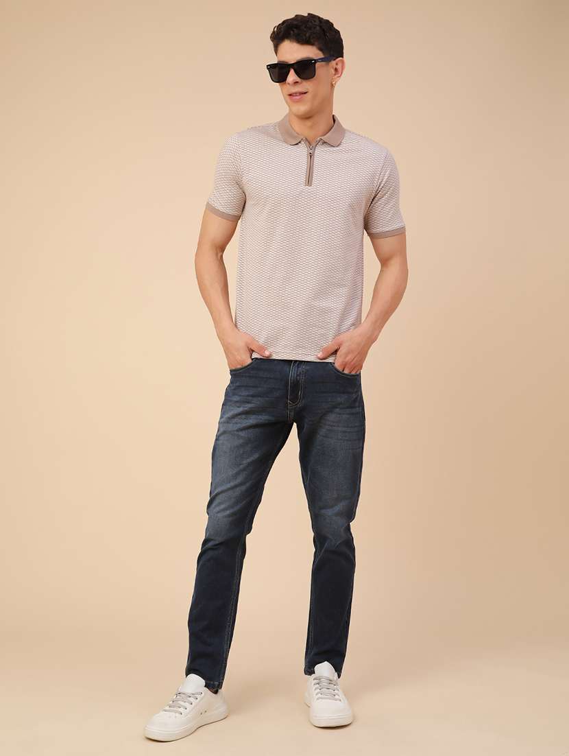 men washed mid rise slim fit jeans - 22391268 -  Standard Image - 5