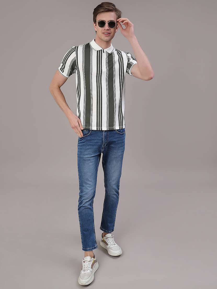 men washed mid rise slim fit jeans - 22391271 -  Standard Image - 5