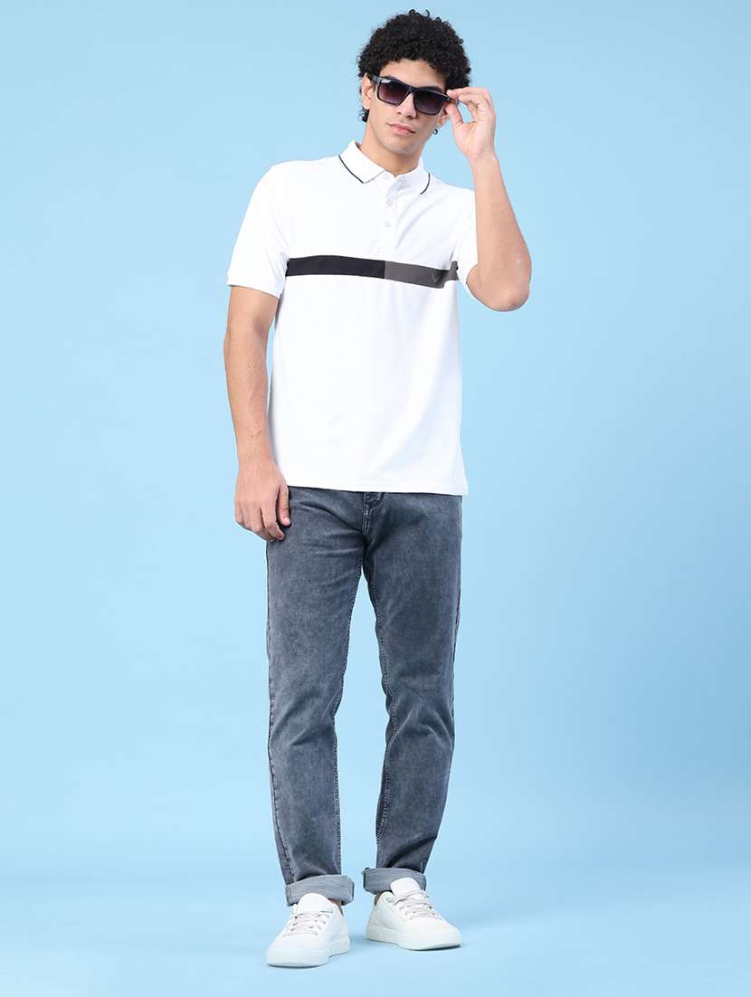 Men Washed Mid Rise Slim Fit Jeans - 22391274 -  Standard Image - 5
