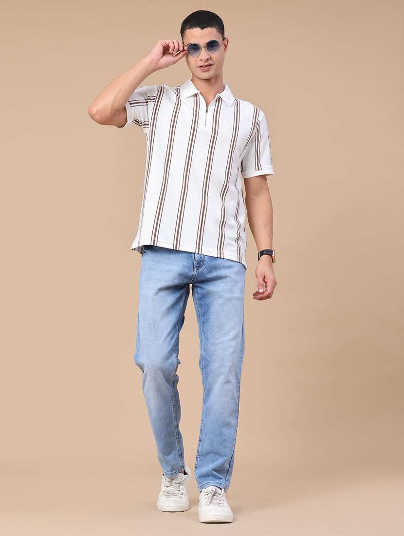 men washed mid rise slim fit jeans - 22391279 -  Standard Image - 5