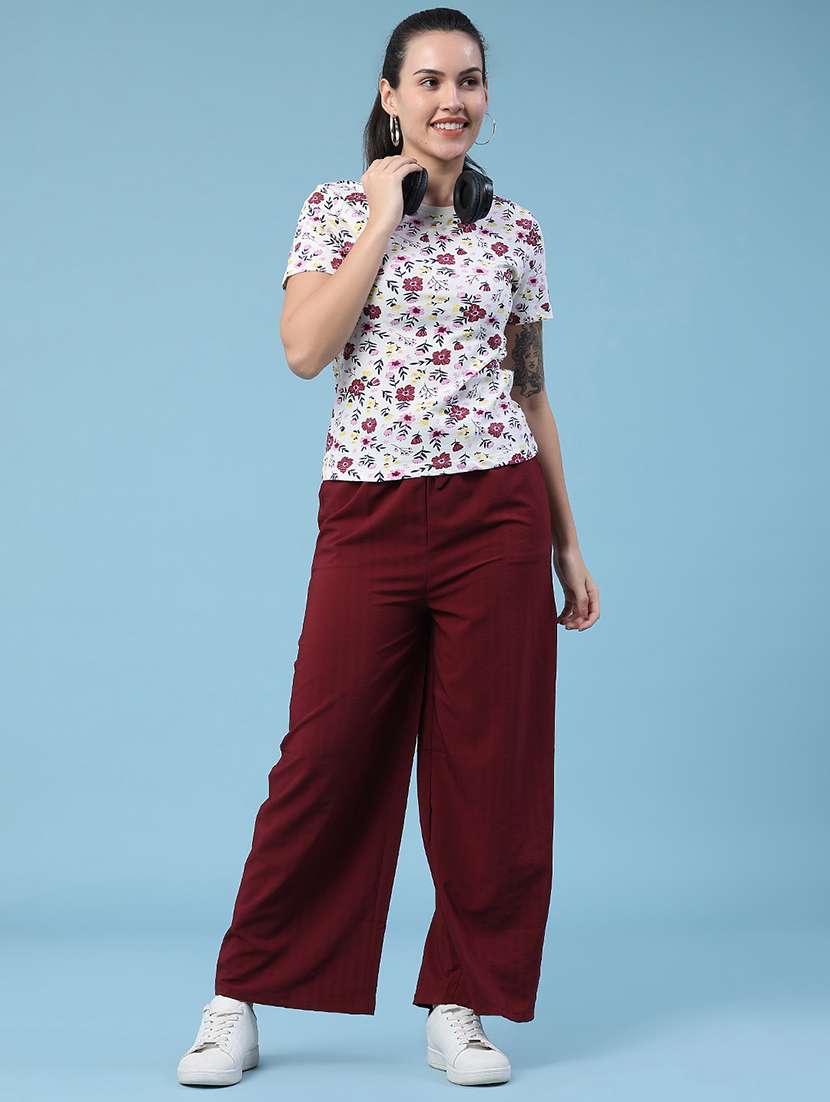 women printed round neck regular t-shirt - 22391371 -  Standard Image - 5