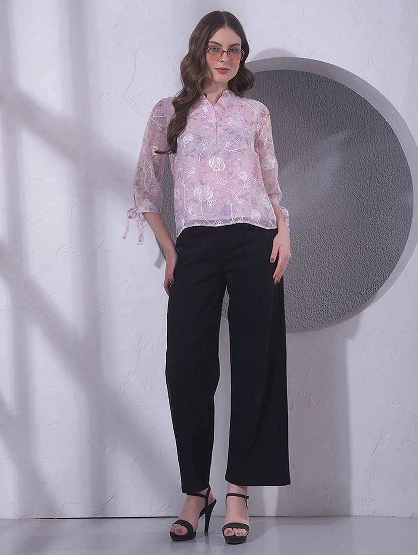 Women Three Quarter Sleeve Regular Top - 22391599 -  Standard Image - 5