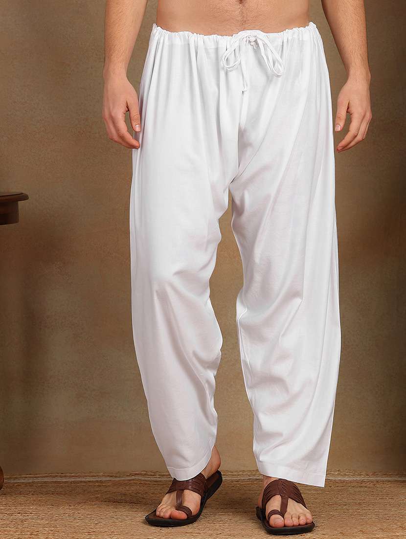 men self design long sleeve kurta salwar set - 22391722 -  Standard Image - 5