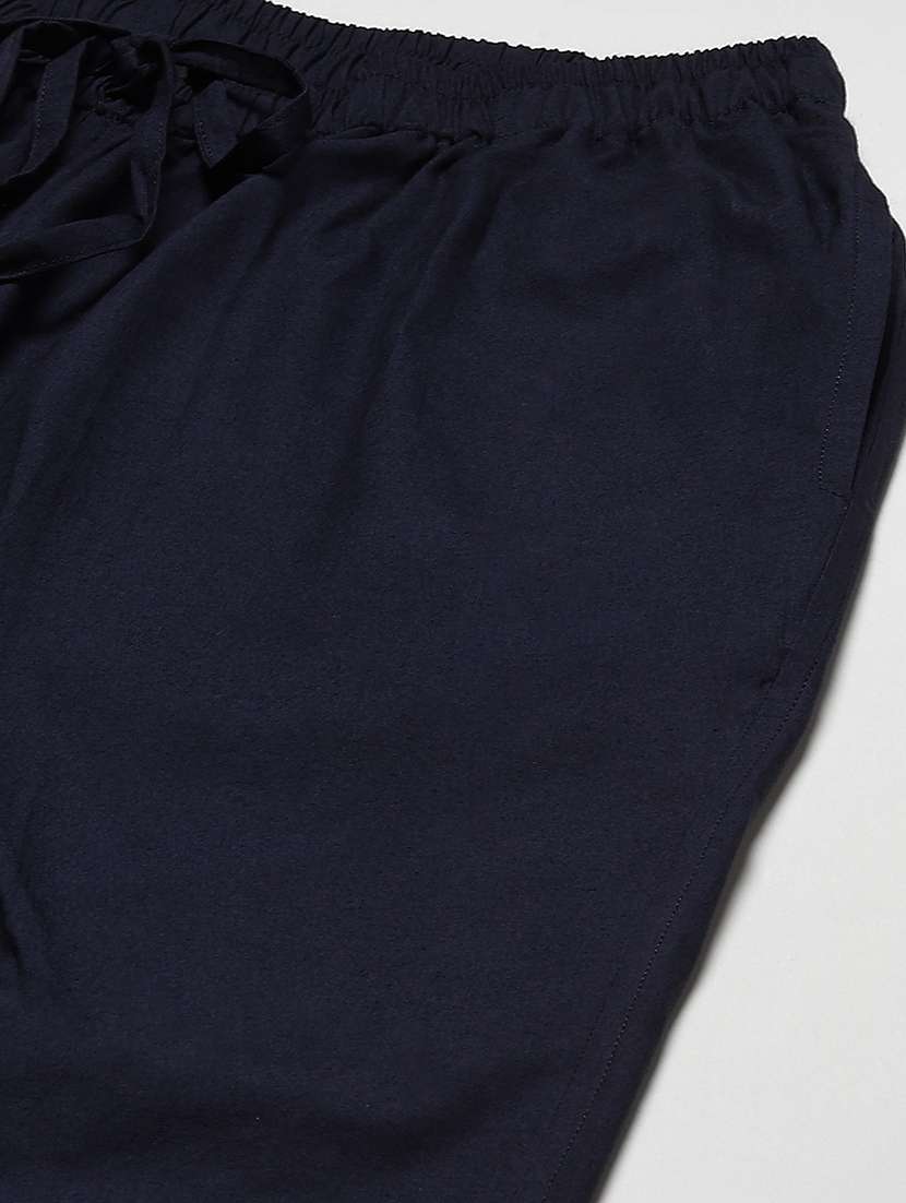 men solid mid rise pyjama - 22392337 -  Standard Image - 5