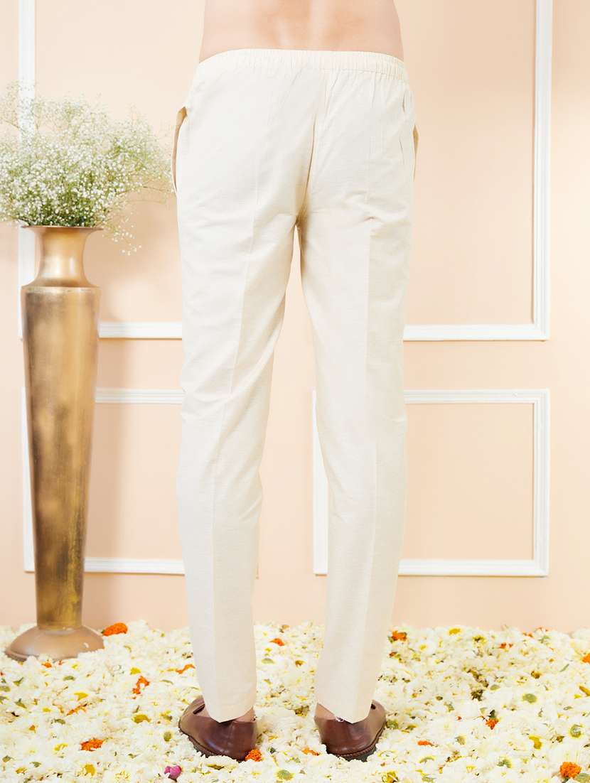 men solid mid rise pyjama - 22392345 -  Standard Image - 3