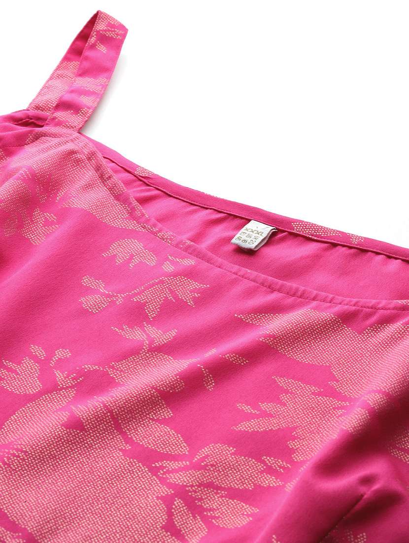 women plus size floral printed ethnic co-ord set - 22392879 -  Standard Image - 3