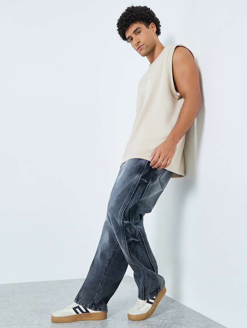 black cotton jeans - 22394961 -  Standard Image - 3