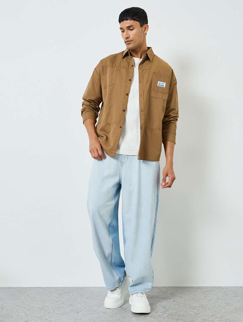 light blue cotton jeans - 22394963 -  Standard Image - 3