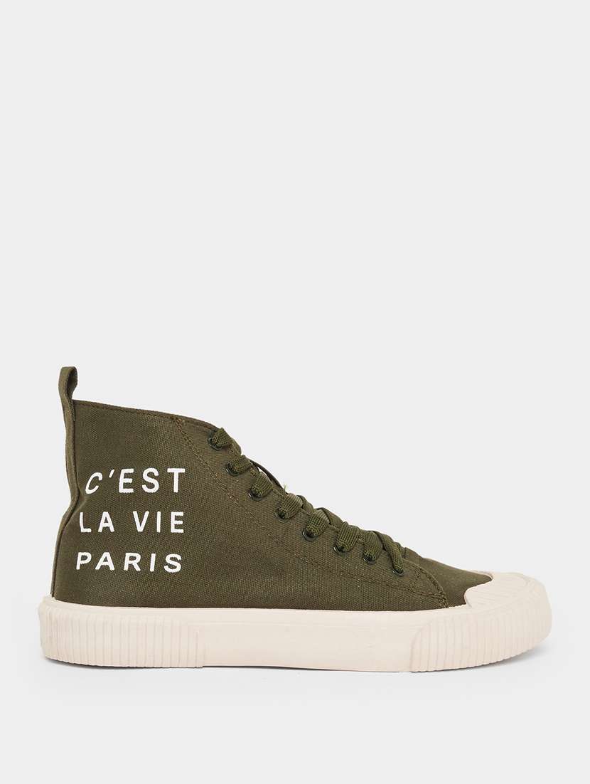 men printed lace up casual shoes