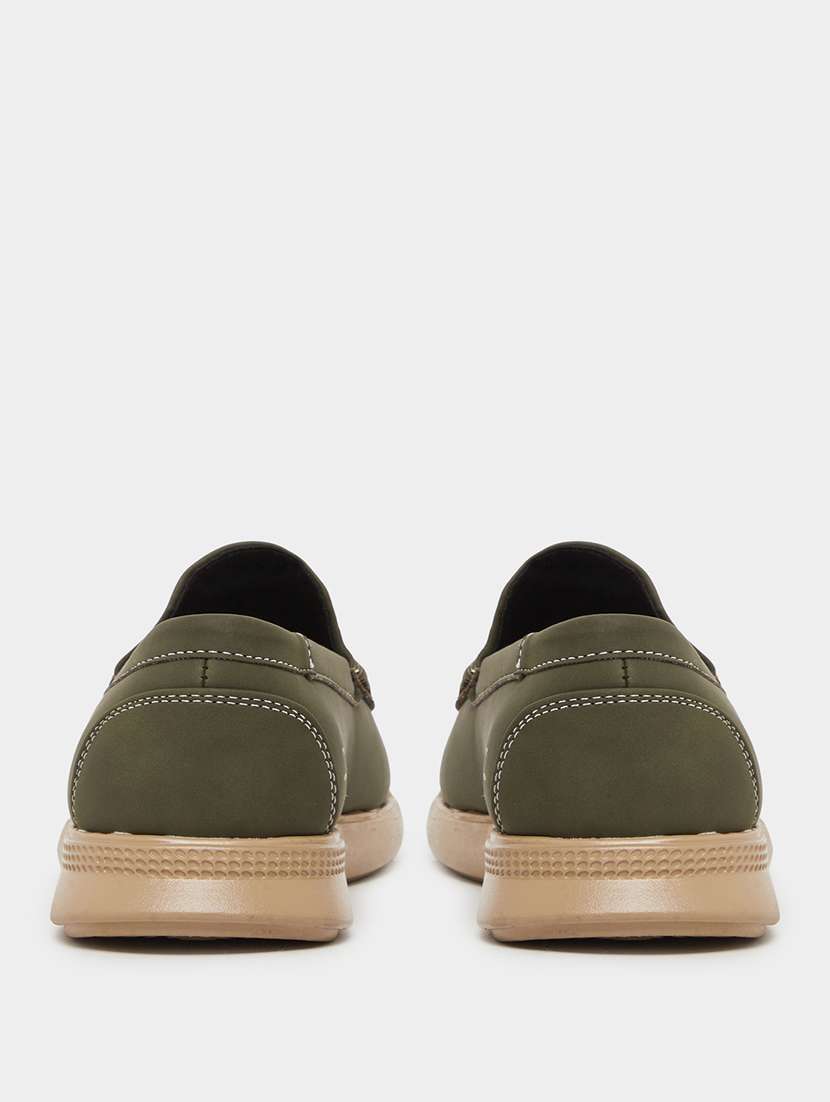 Men Solid Slip On Casual Loafers - 22395010 -  Standard Image - 3