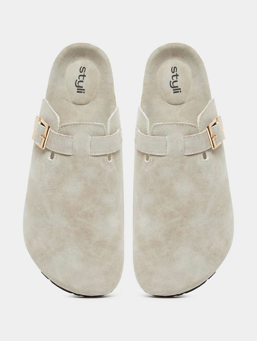 men black slip on mule - 22395014 -  Standard Image - 3