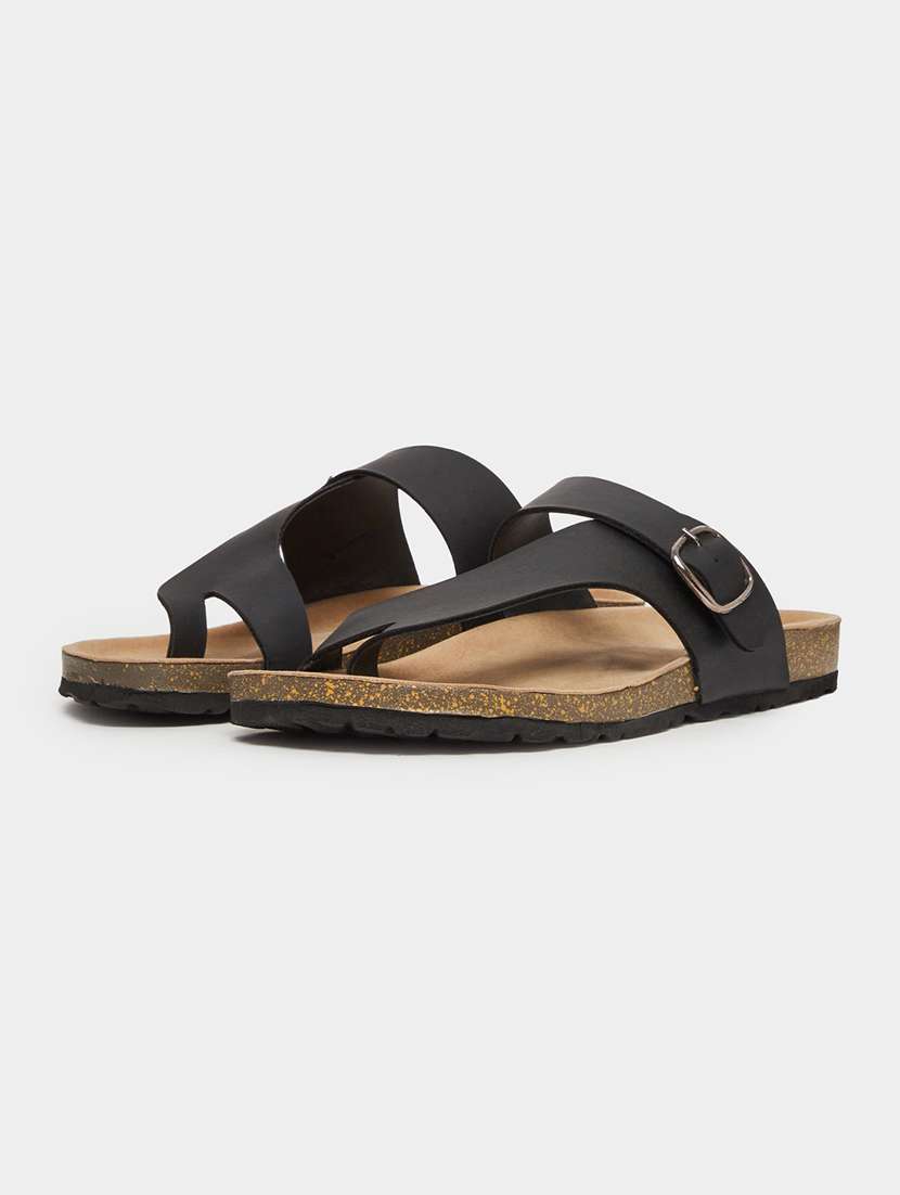 men solid one toe sandal 