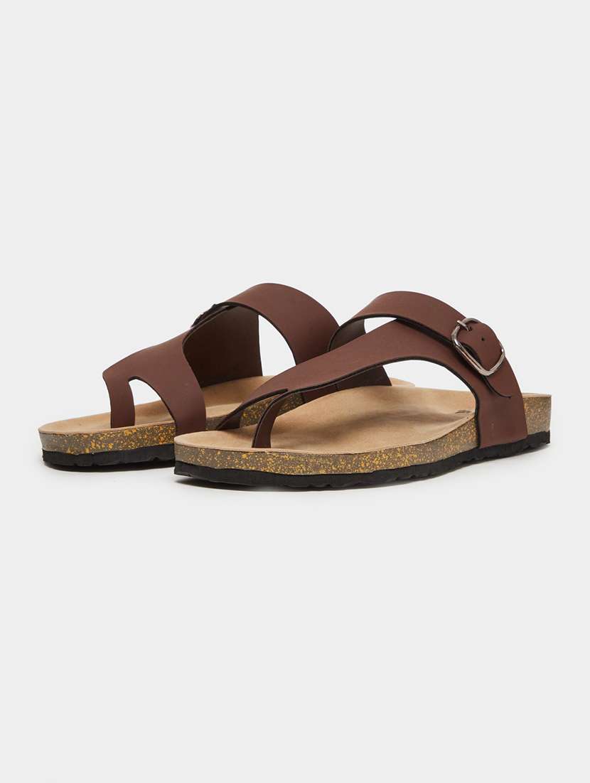 men solid one toe sandal 