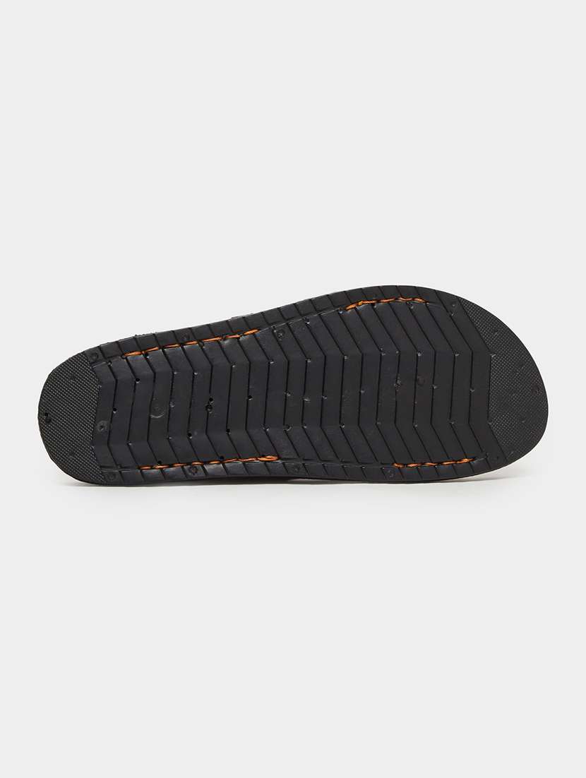 men brown slip on sandal - 22395026 -  Standard Image - 5
